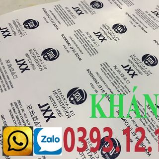 Nhãn ép nhiệt quần áo cao cấp