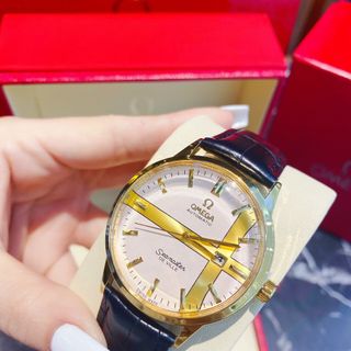ĐỒNG HỒ OMEGA NAM DÂY DA TRUNG CẤP NEW