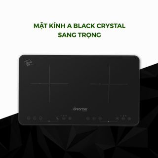 BẾP TỪ DƯƠNG ĐÔI DKA-DIC135(Black/Grey)
