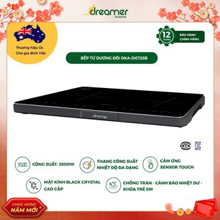 BẾP TỪ DƯƠNG ĐÔI DKA-DIC135(Black/Grey)