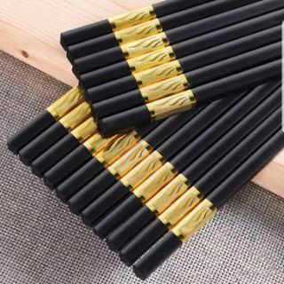 Đũa ăn mạ vàng nhật bản hàn quốc cao cấp- chất liệu hợp kim chịu nhiệt, chống nấm mốc, chống trơn trượt