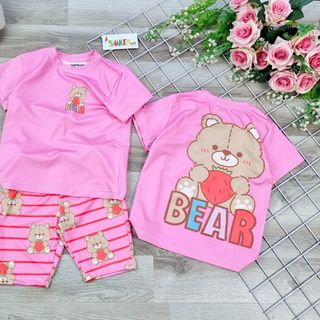 ĐỒ BỘ BÉ GÁI LỬNG 3D SUKEMKIDS SIZE NHÍ 2-8