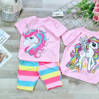 ĐỒ BỘ BÉ GÁI LỬNG 3D SUKEMKIDS SIZE NHÍ 2-8