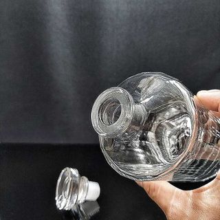 Chai Đựng Rượu 500ML cao cấp mẫu Hibiki nắp đặc – Chai Thủy Tinh Đựng Rượu 500ML (C20)