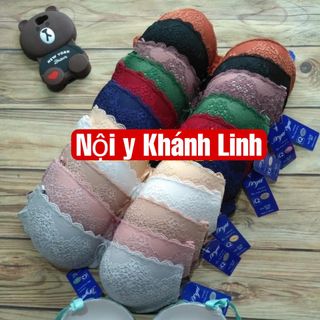 Áo ngực nữ - áo lót nữ Boya đệm vừa màu xanh rêu - BY081
