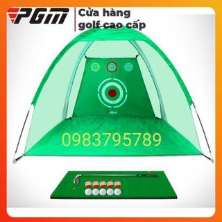 Lồng Tập Golf Trong Nhà PGM Kích Thước 2mx3m ( Tặng thảm 30x60)