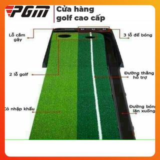 Combo Thảm Tập Putting Gỗ PGM -Gậy Putter G300 PGM (Tặng Kèm 3 Bóng)