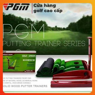 Combo Thảm Tập Putting Gỗ PGM -Gậy Putter G300 PGM (Tặng Kèm 3 Bóng)