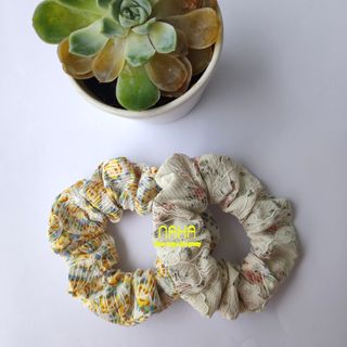 Cột tóc handmade,scrunchies Naha, thun buộc tóc Naha