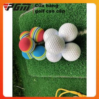 Combo 10 Bóng Golf PGM ( gồm 5 Bóng 2 Lớp và 5 bóng xốp trong nhà)