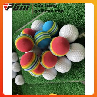 Combo 10 Bóng Golf Trắng và 10 Bóng xốp Trong Nhà PGM