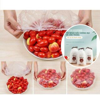 Bọc Thức Ăn Co Giãn Tiện Ích, Vệ Sinh Sạch Sẽ Bảo Vệ Ngôi Nhà Bạn Túi 100 chiếc