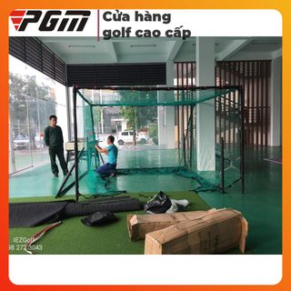 Bộ Khung Tập Golf Inox 3X3X3M Nhập Chính Hãng PGM(Tặng Kèm Thảm Swing chip Trị Gía 550K)
