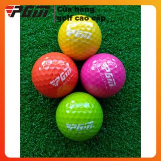 BÓNG TẬP GOLF MÀU SẮC PGM (2 LỚP)