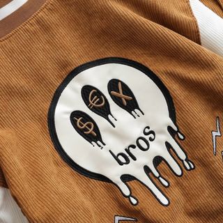 Áo khoác nhung 2 lớp kiểu bomber form 70kg ,logo thêu