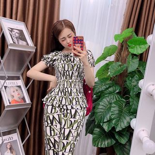 Đồ bộ nữ mặc nhà pijama mango ép ly