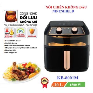 Nồi chiên không dầu nine shield dung tích 8L, 10L, 10,5L , 12.5L