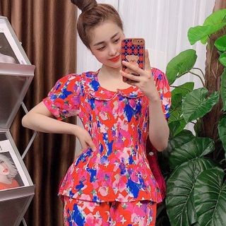 Đồ bộ nữ mặc nhà pijama Mango ép ly 2