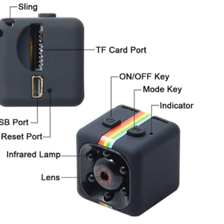 Camera Mini Hành Trình SQ11 gắn mũ bảo hiểm