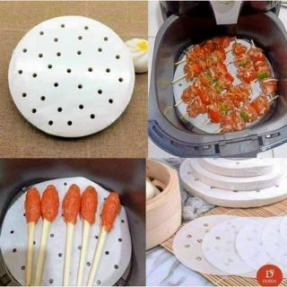 SET 100 TỜ GIẤY NẾN ĐỤC LỖ DÙNG CHO NỒI CHIÊN, LÒ NƯỚNG giá sỉ