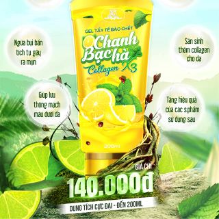 Tẩy tế bào chết ĐÔNG ANH COLLAGEN X3