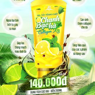 Tẩy tế bào chết ĐÔNG ANH COLLAGEN X3