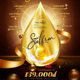 Tắm trắng toàn thân collagen x3