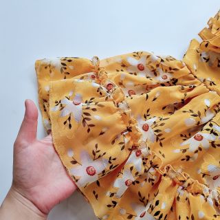 Váy tơ xinh 2 lớp siêu bồng bềnh