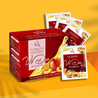 Trà đào giảm cân đông anh collagen x3