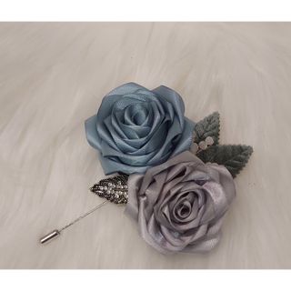 Hoa Hồng cuộn cài áo cao cấp handmade quý phái sang trọng