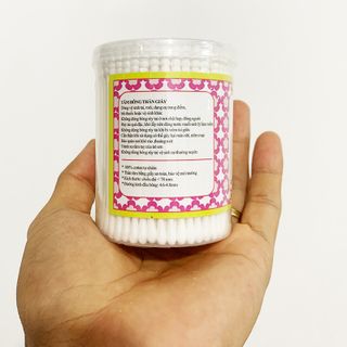 Hộp 200 cây Tăm bông ráy tai cao cấp Daisy thân giấy 200 cây bảo vệ môi trường