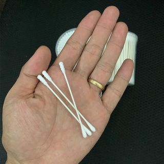 Hộp 200 cây Tăm bông ráy tai cao cấp Daisy thân giấy 200 cây bảo vệ môi trường