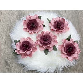 Hoa Hồng cài áo gấm HandMade cao cấp