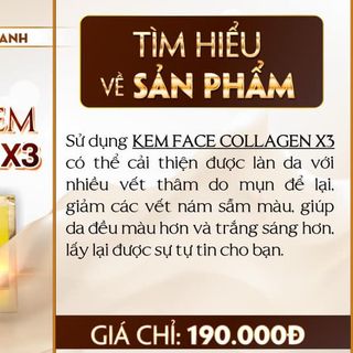 KEM FACE ĐÔNG ANH COLLAGEN X3 CHÍNH HÃNG