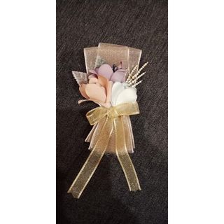 Hoa mộc lan cài áo cao cấp handmade