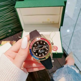 ĐỒNG HỒ RROLEX ĐÁ MÀU SIÊU HOT