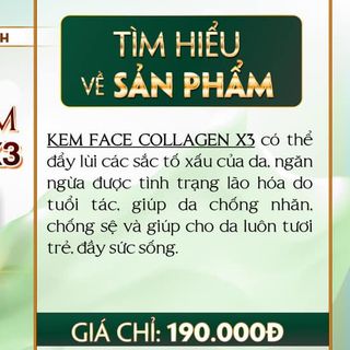 KEM FACE ĐÔNG ANH COLLAGEN X3 CHÍNH HÃNG
