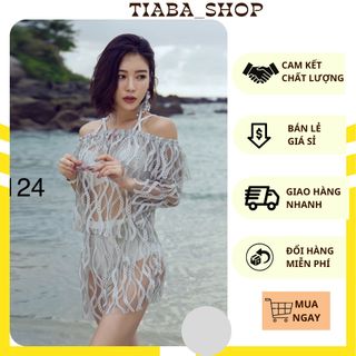 Đồ bơi, bikini 2 mảnh sexy, trắng, nâng ngực kèm áo, quần ren, hàng cao cấp