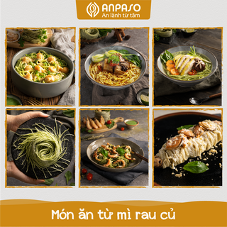 Mì hữu cơ - Rau Củ Sâm Cát Organic Anpaso - Gói 120g