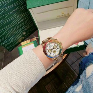 ĐỒNG HỒ RROLEX FULL ĐÁ TRUNG CẤP HOT
