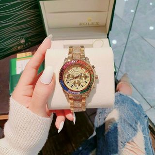 ĐỒNG HỒ RROLEX FULL ĐÁ TRUNG CẤP HOT