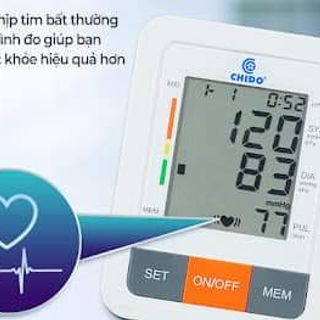 MÁY ĐO HUYẾT ÁP CHIDO NEW 2022 (Tặng kèm Adapter)