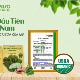 Mì hữu cơ - Mì củ nghệ nguyên chất Anpaso- Gói 120gr