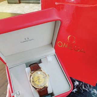 ĐỒNG HỒ OMEGA DÂY DA NAM TRUNG CẤP HOT