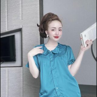 [3 size 46-70KG] Đồ bộ LỤA ĐÙI MÀU TIỂU THƯ DỄ THƯƠNG thời trang