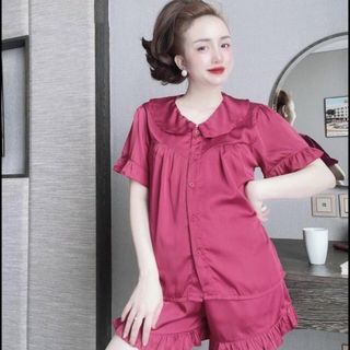 [3 size 46-70KG] Đồ bộ LỤA ĐÙI MÀU TIỂU THƯ DỄ THƯƠNG thời trang