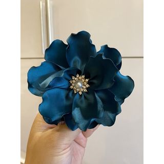 hoa mẫu đơn cài áo handmade cỡ to