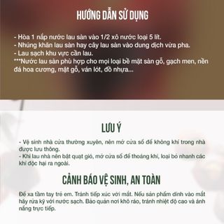 NƯỚC LAU SÀN + RỬA CHÉN THẢO MỘC