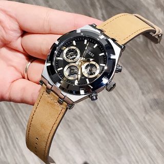 ĐỒNG HỒ GUEESS NÂU DA LỘN SIÊU CẤP NEW