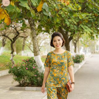 Bộ Đồ Lụa Trung Niên Cao Cấp